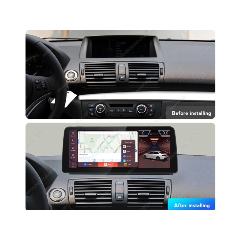 Android head unit FORS.auto for BMW 1 Series E81/E82/E87/E88 CIC (4+32Gb, 12.3") 2009-2014