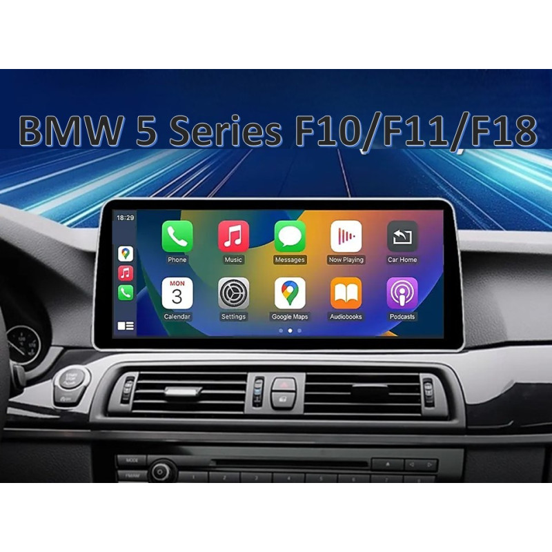 Android head unit FORS.auto for BMW 5 Series F10/F11/F18 CIC (4+32Gb, 12.3") 2010-2012