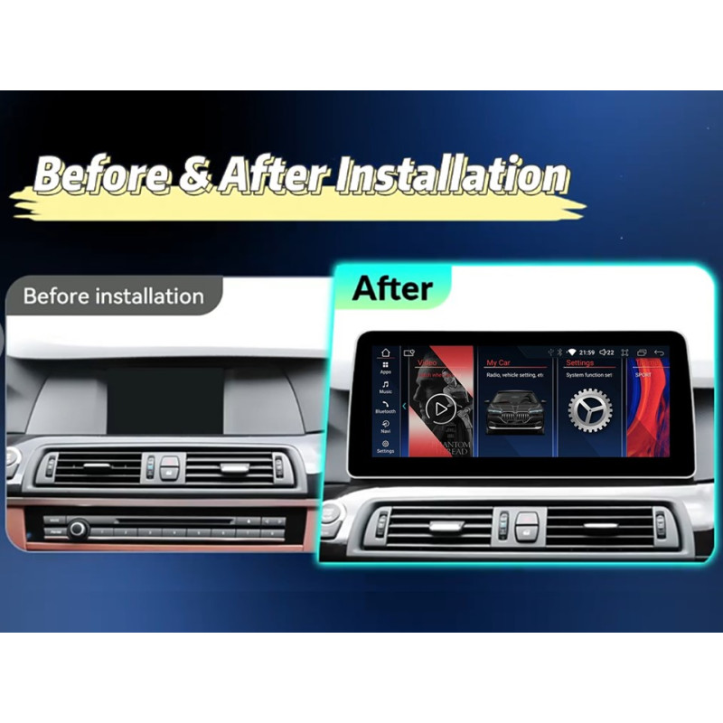Android head unit FORS.auto for BMW 7 Series F01/F02/F03 CIC (4+32Gb, 12.3") 2013-2015