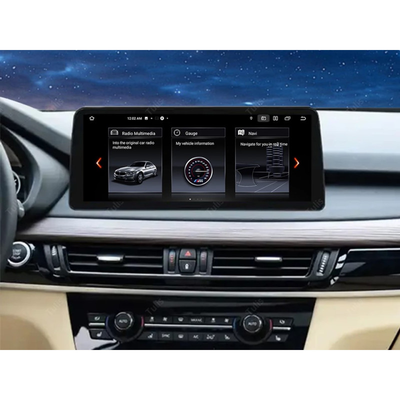 Android head unit FORS.auto for BMW X5/X6 F15/F16 NBT (4+32Gb, 10.25") 2013-2016