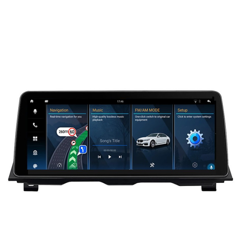 Android head unit FORS.auto for BMW 5 Series F10/F11/F18 CIC (8+64Gb, 12.3") 2010-2012