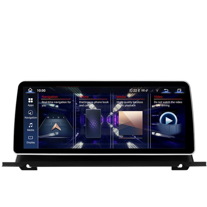 Android head unit FORS.auto for BMW 5 Series (GT) F07 CIC (8+64Gb, 10.25") 2010-2012