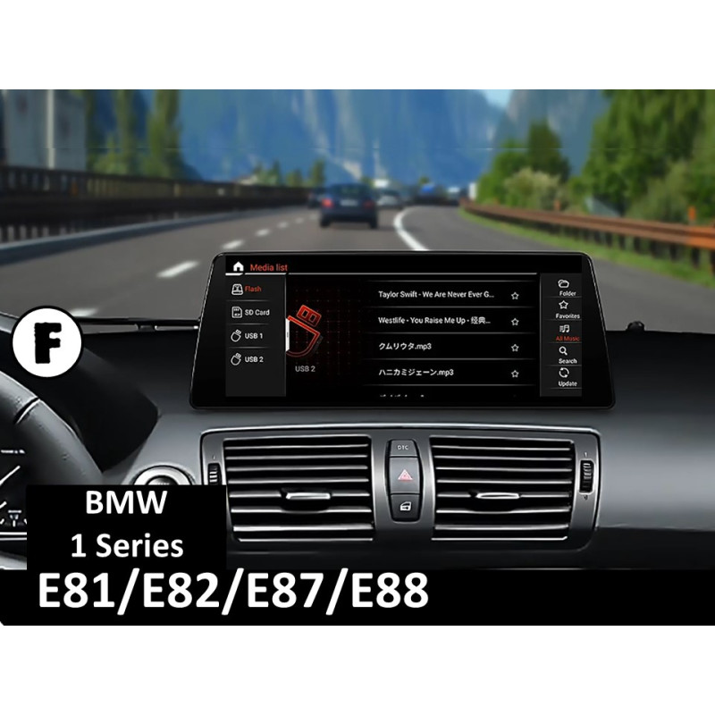 Android head unit FORS.auto for BMW 1 Series E81/E82/E87/E88 CCC (4+32Gb, 10.25") 2004-2008