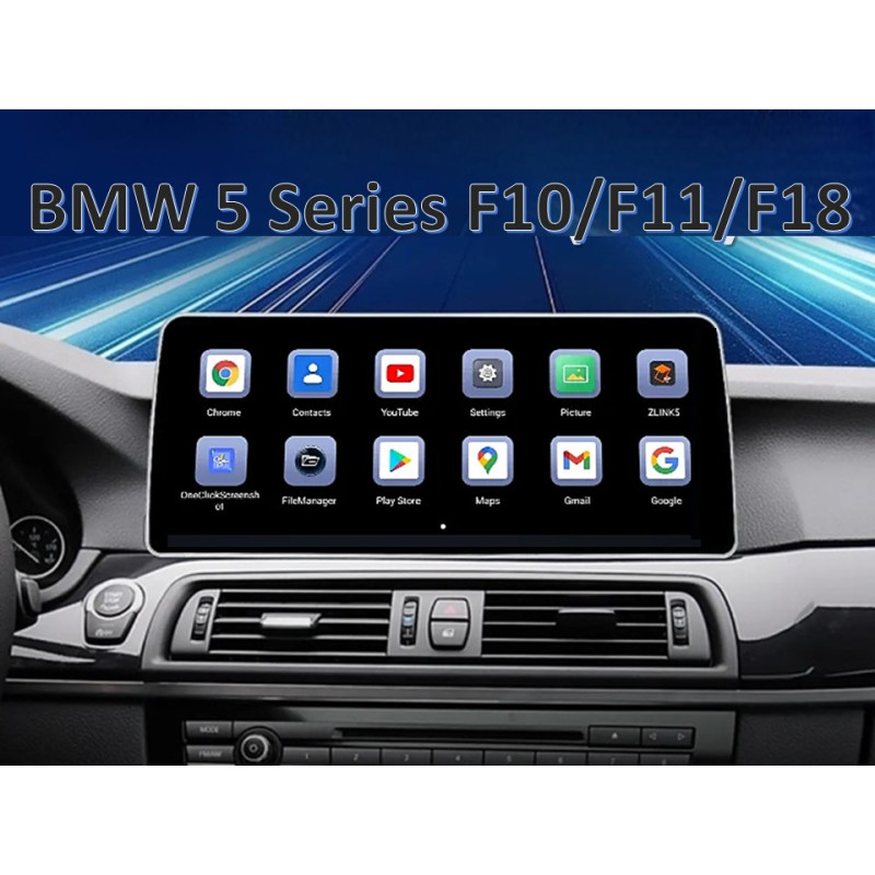 Android head unit FORS.auto for BMW 5 Series F10/F11/F18 CIC (8+64Gb, 12.3") 2010-2012