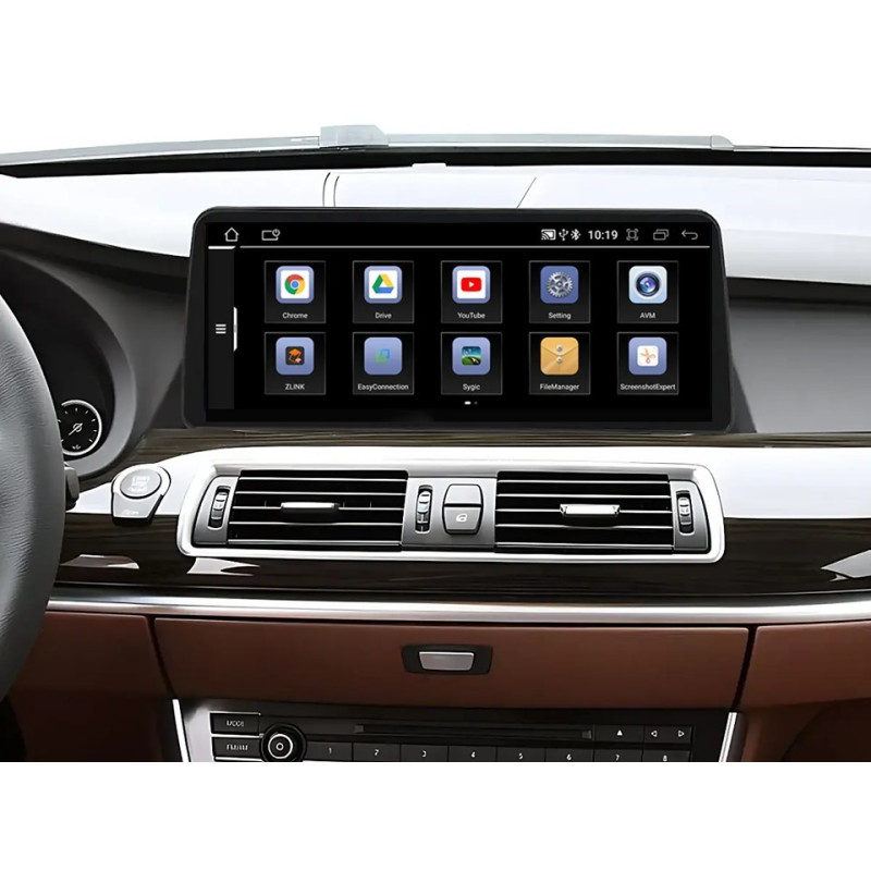 Android head unit FORS.auto for BMW 5 Series (GT) F07 CIC (8+64Gb, 10.25") 2010-2012
