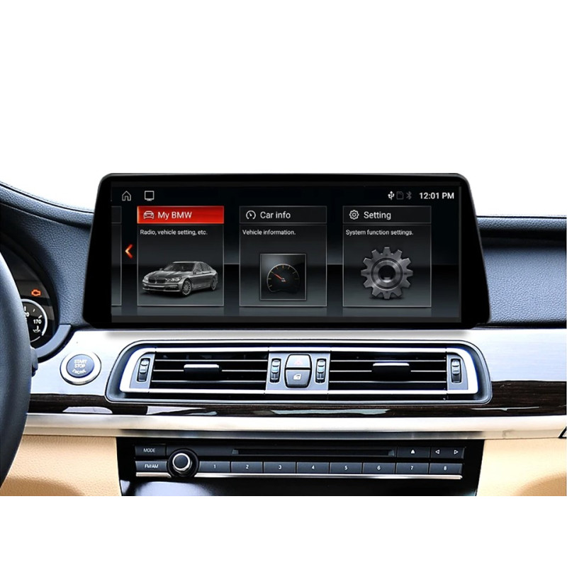 Android head unit FORS.auto for BMW 7 Series F01/F02/F03 CIC (8+64Gb, 10.25") 2013-2015