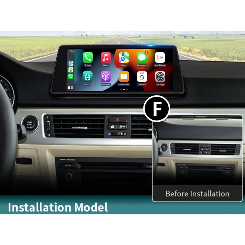 Android head unit FORS.auto for BMW 3 Series E90/E91/E92/E93 CCC (8+64Gb, 12.3") 2005-2009