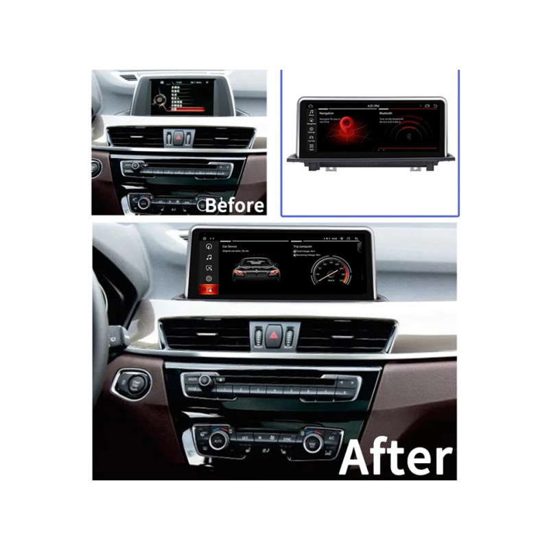 Android head unit FORS.auto for BMW X1/X2 F48/F49 NBT (8+64Gb, 10.25") 2016-2018