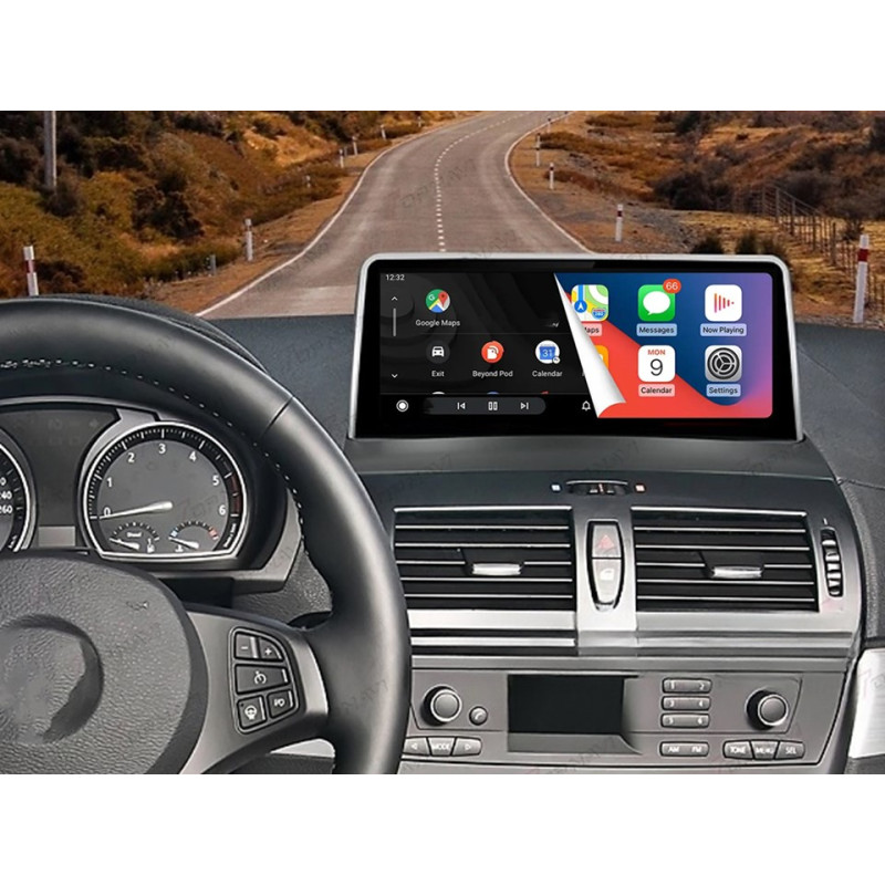 Android head unit FORS.auto for BMW X3 E83 CIC (8+64Gb, 10.25") 2006-2010