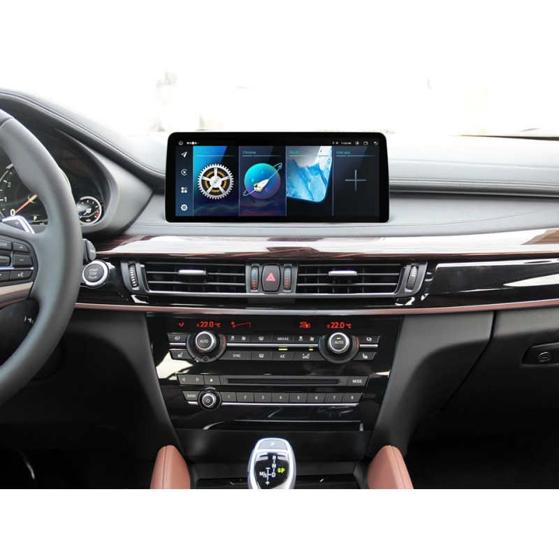 Android head unit FORS.auto for BMW X5/X6 F15/F16 NBT (8+64Gb, 12.3") 2013-2016