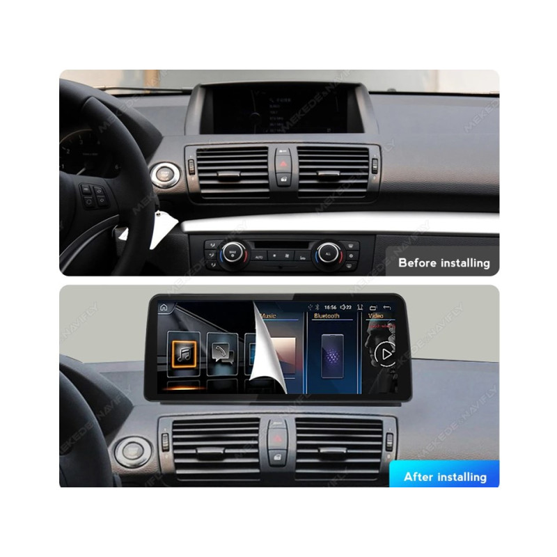 Android head unit FORS.auto for BMW 1 Series E81/E82/E87/E88 (8+64Gb, 12.3") 2004-2008