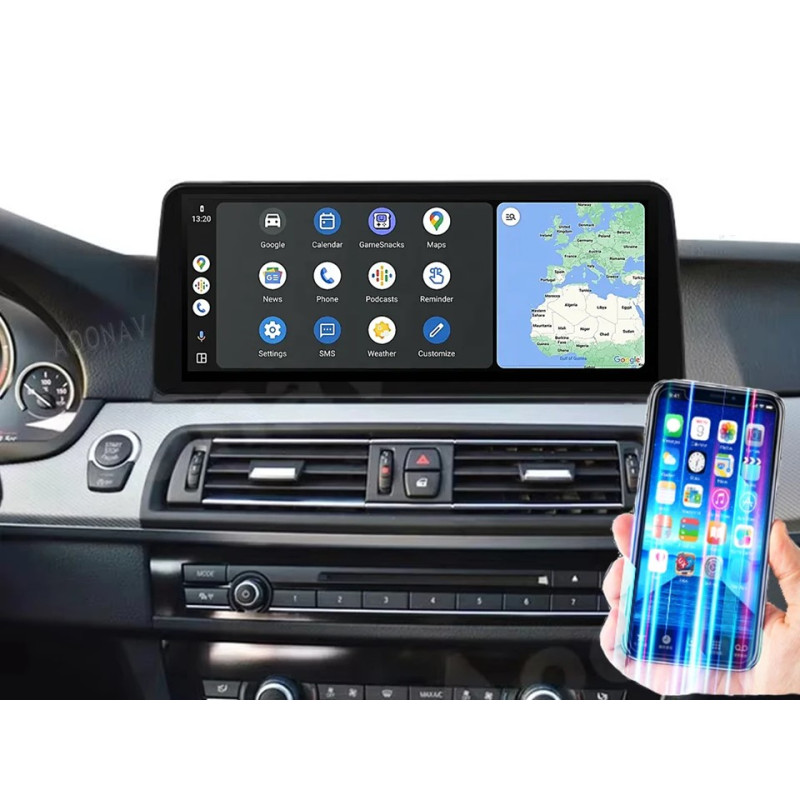 Android head unit FORS.auto for BMW 5 Series F10/F11/F18 NBT (4+32Gb, 12.3") 2013-2016