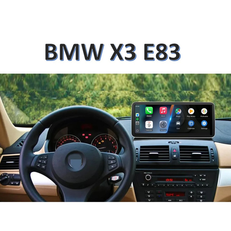 Android head unit FORS.auto for BMW X3 E83 CIC (4+32Gb, 12.3") 2006-2010
