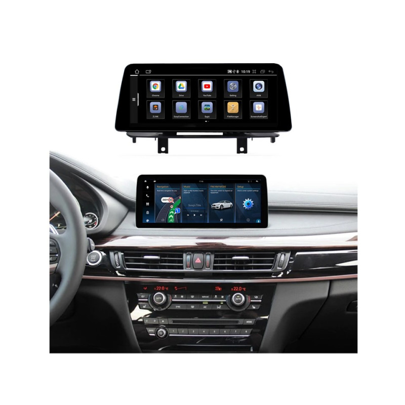 Android head unit FORS.auto for BMW X5/X6 F15/F16 EVO (4+32Gb, 12.3") 2016-2019