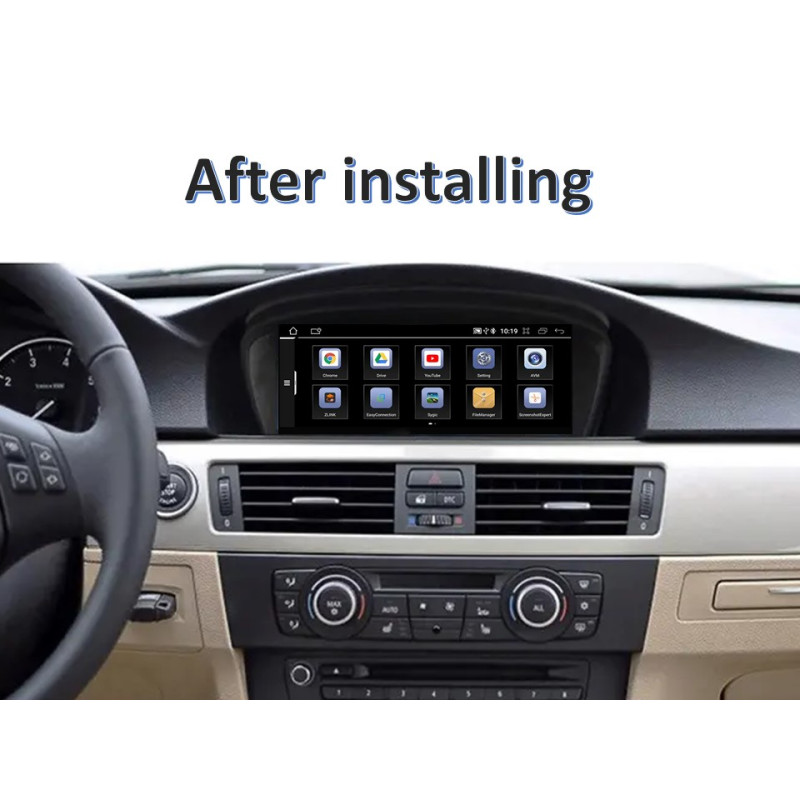 Android head unit FORS.auto for BMW 3 Series E90/E91/E92/E93 CIC (4+32, 8.8") 2009-2012