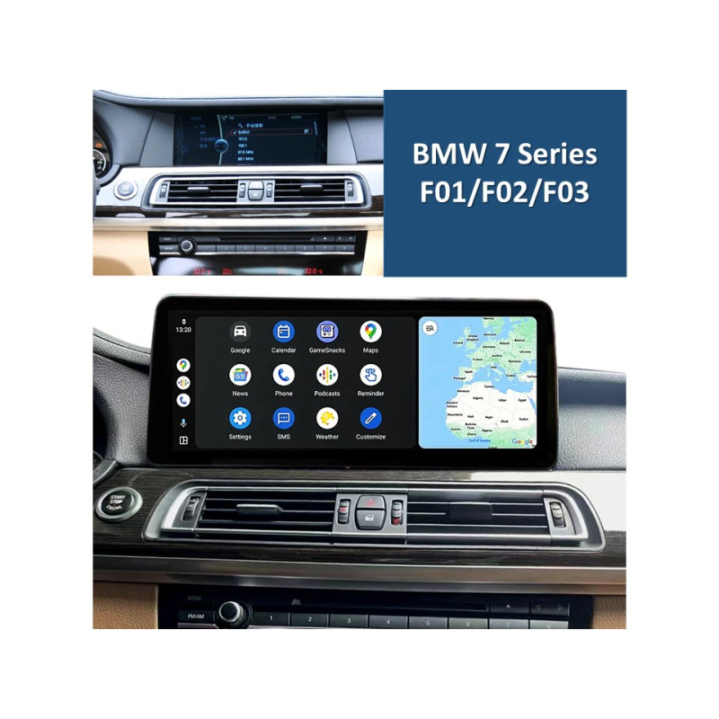 Android head unit FORS.auto for BMW 7 Series F01/F02/F03 NBT (8+64Gb, 12.3") 2015-2017