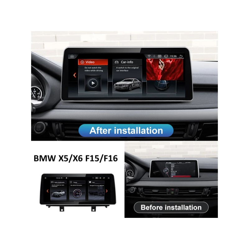 Android head unit FORS.auto for BMW X5/X6 F15/F16 EVO (8+64Gb, 10.25") 2016-2019