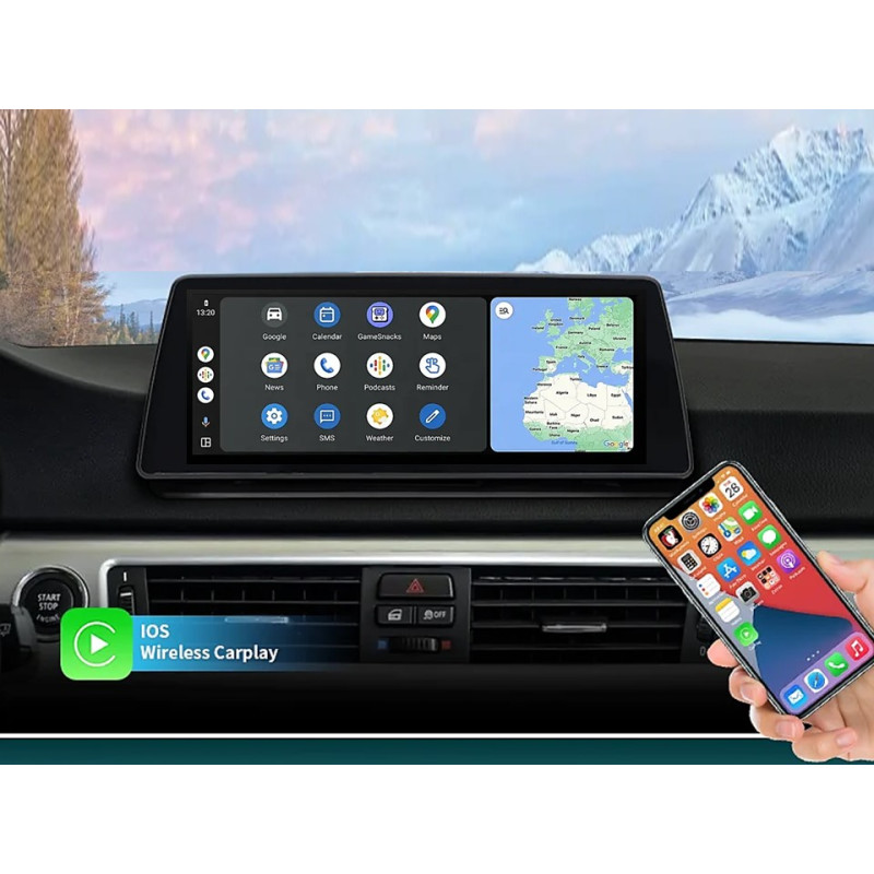 Android head unit FORS.auto for BMW 3 Series E90/E91/E92/E93 (4+32Gb, 12.3") 2005-2012