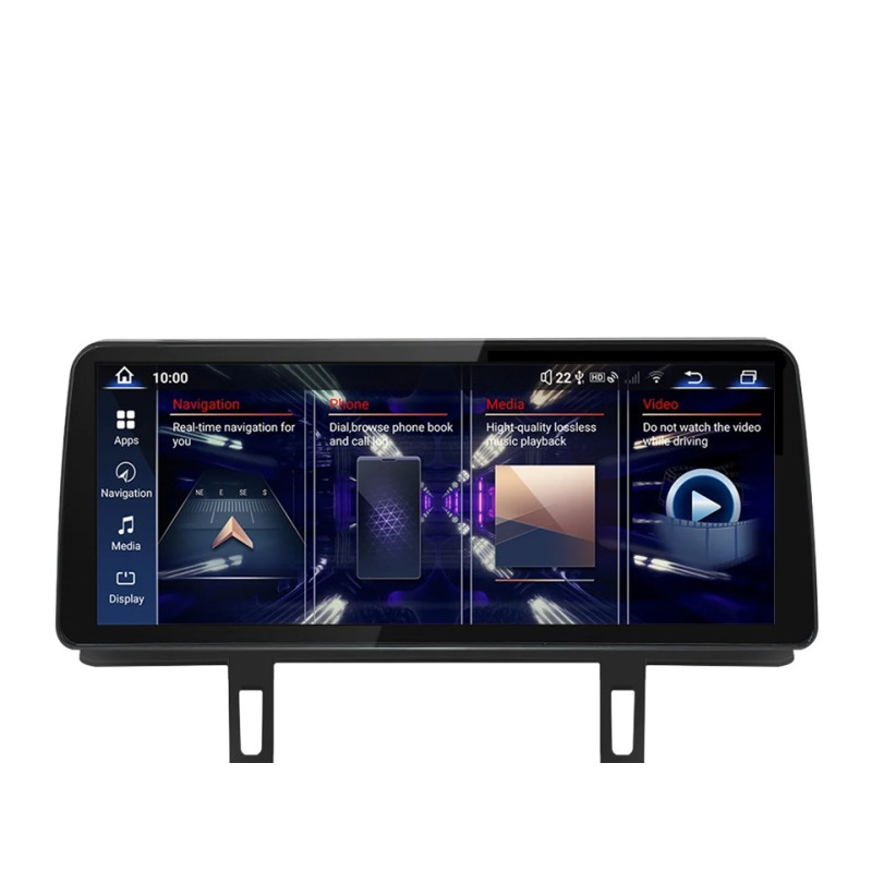 Android head unit FORS.auto for BMW 1 Series E81/E82/E87/E88 (8+64Gb, 12.3") 2004-2008