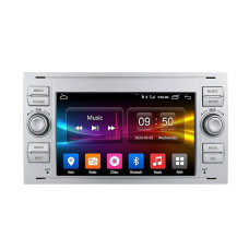 Android head unit FORS.auto M150 Ford Focus/Mondeo/S-Max/C-Max/Kuga/Fiesta/Fusion (7 inch, 2+32Gb, silver) 2007-2011