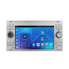 Android head unit FORS.auto FS 2 ULTRA-FDSK Ford Focus/Mondeo/S-Max/C-Max/Kuga/Fiesta/Fusion (2+32Gb, 7", silver) 2005-2011