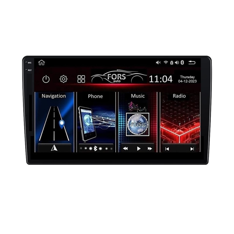 Android head unit FORS.auto FS 4 PRO  for Audi A3 (4+64Gb, 9") 2003-2013