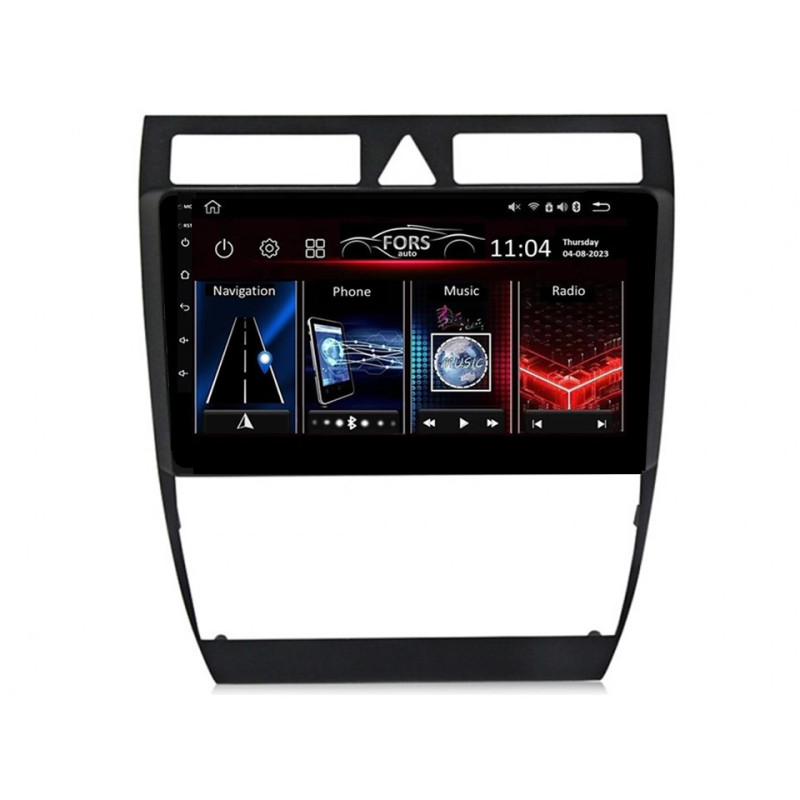 Android head unit FORS.auto FS 1 LITE for Audi A6/S6 (1+32Gb, 9") 1997-2007