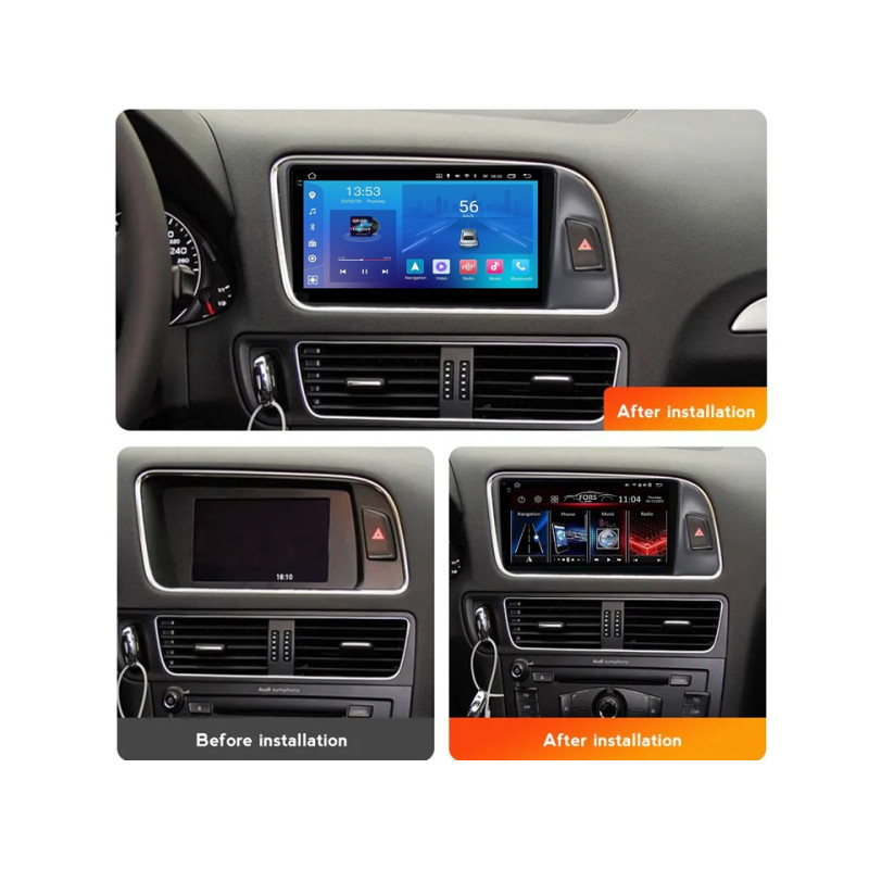 Android head unit FORS.auto FS 2 ULTRA for Audi Q5 (2+32Gb, 9") 2009-2018