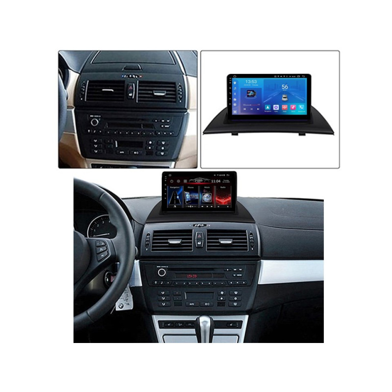 Android head unit FORS.auto FS 1 LITE for BMW X3 E83 (1+32Gb, 9") 2004-2012