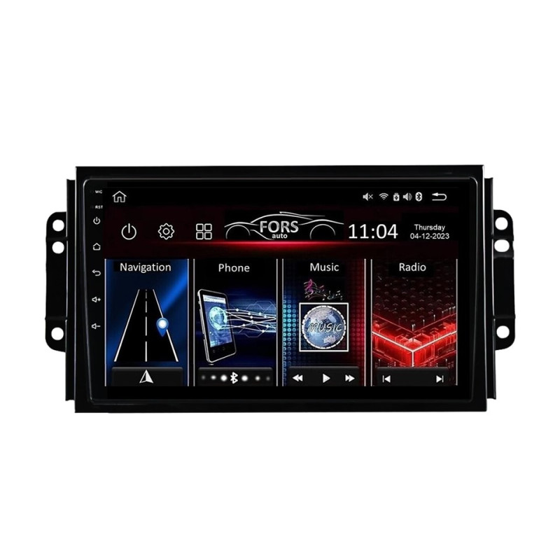 Android head unit FORS.auto FS 1 LITE for Chery Tiggo 2/3 (1+32Gb, 9") 2016-2024