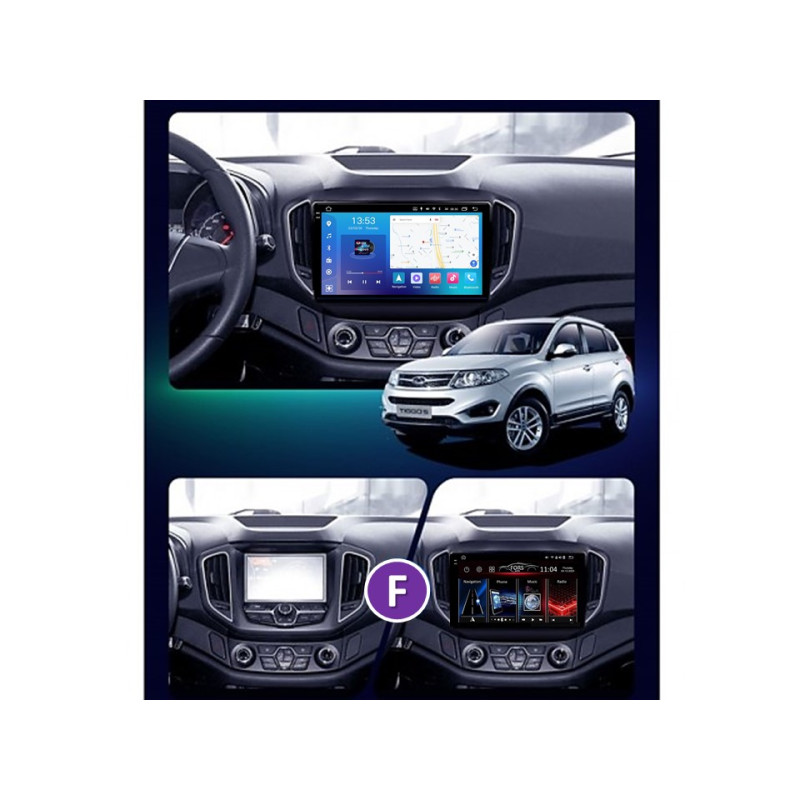 Android head unit FORS.auto FS 2 PRO for Chery Tiggo 5 (2+32Gb, 10") 2014-2018