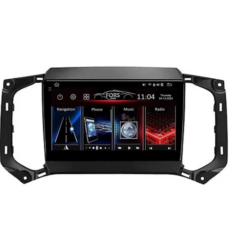 Android head unit FORS.auto FS 4 PRO for Chevrolet Colorado/Trailblazer/GMC (4+64Gb, 9", Manual/Auto AC) 2017-2020