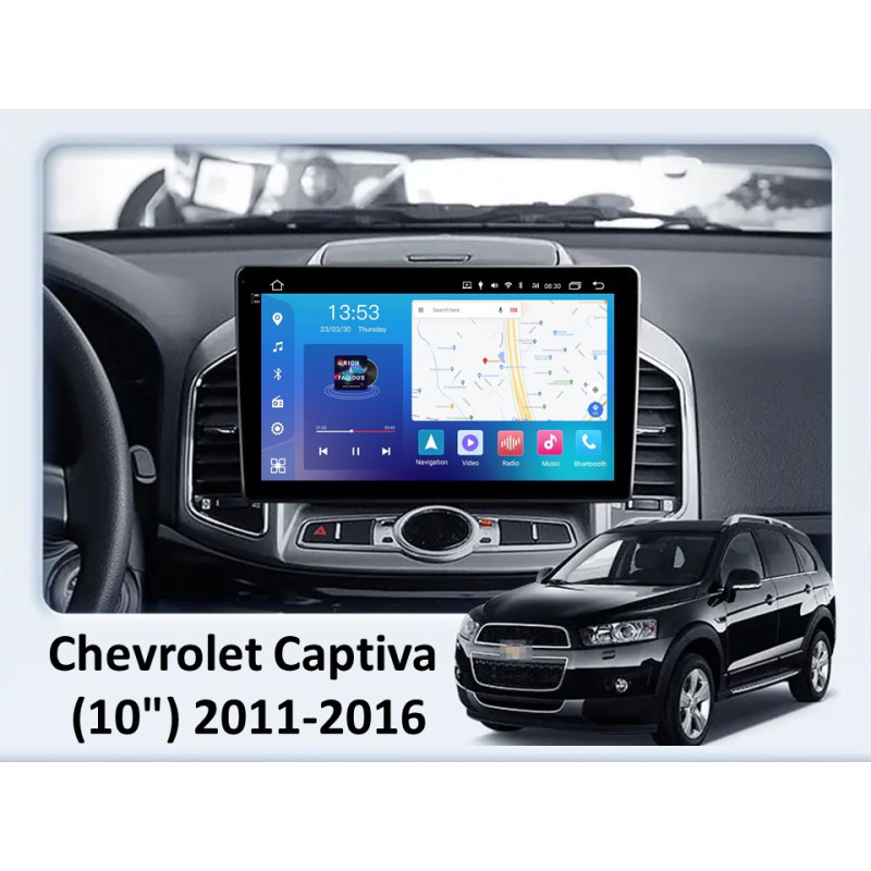 Android head unit FORS.auto FS 2 PRO for Chevrolet Captiva (2+32Gb, 10") 2011-2016