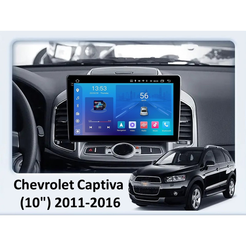 Android head unit FORS.auto FS 2 ULTRA for Chevrolet Captiva (2+32Gb, 10") 2011-2016