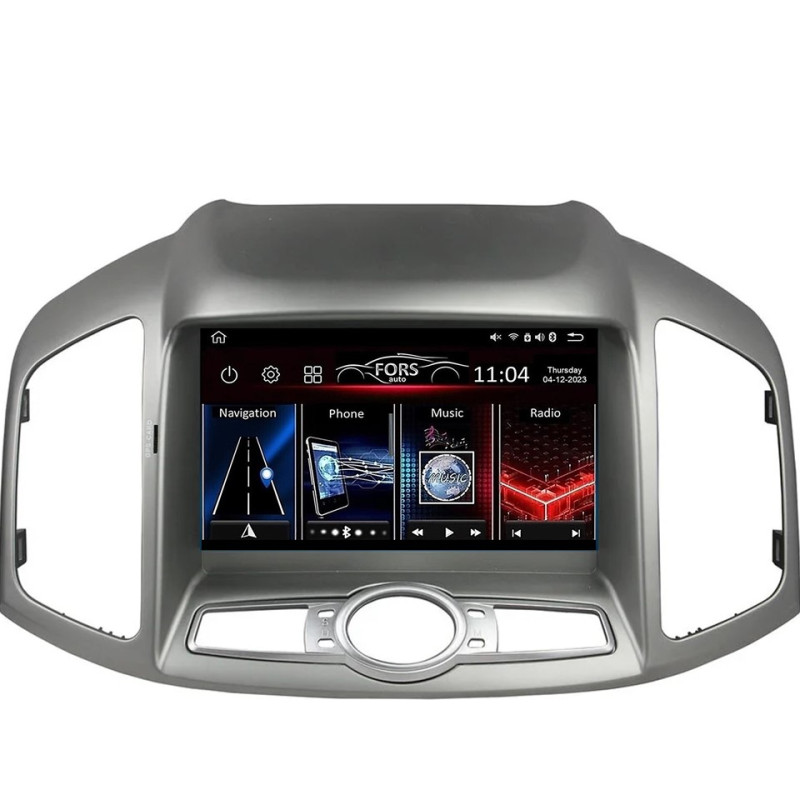 Android head unit FORS.auto FS 2 PRO for Chevrolet Captiva (2+32Gb, 9") 2012-2016