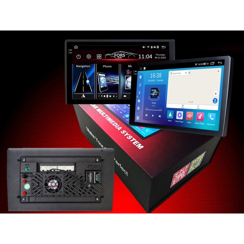 Android head unit FORS.auto FS 4 MAX for Chevrolet Cobalt/Equinox/HHR/Malibu (4+32Gb, 10") 2004-2012