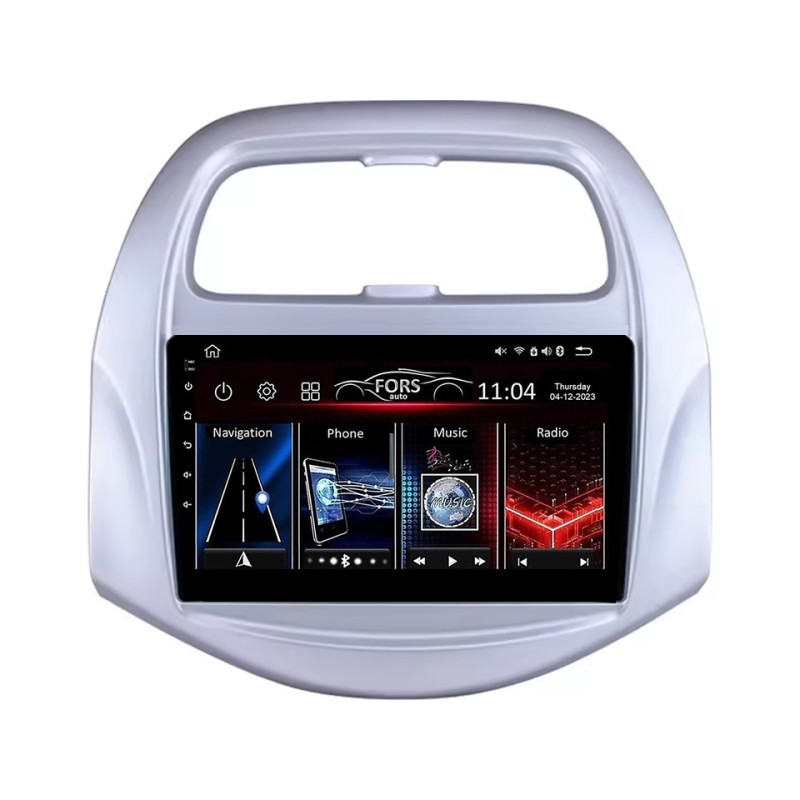 Android head unit FORS.auto FS 1 LITE for Chevrolet Spark (1+32Gb, 9") 2018-2019