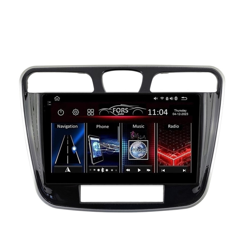 Android head unit FORS.auto FS 4 MAX for Chrysler 200 (4+32Gb, 9") 2010-2014