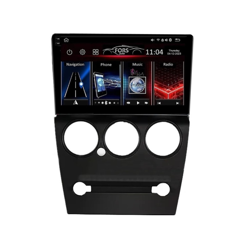 Android head unit FORS.auto FS 4 MAX for Citroen C-Elysee (4+32Gb, 9". black) 2008-2013