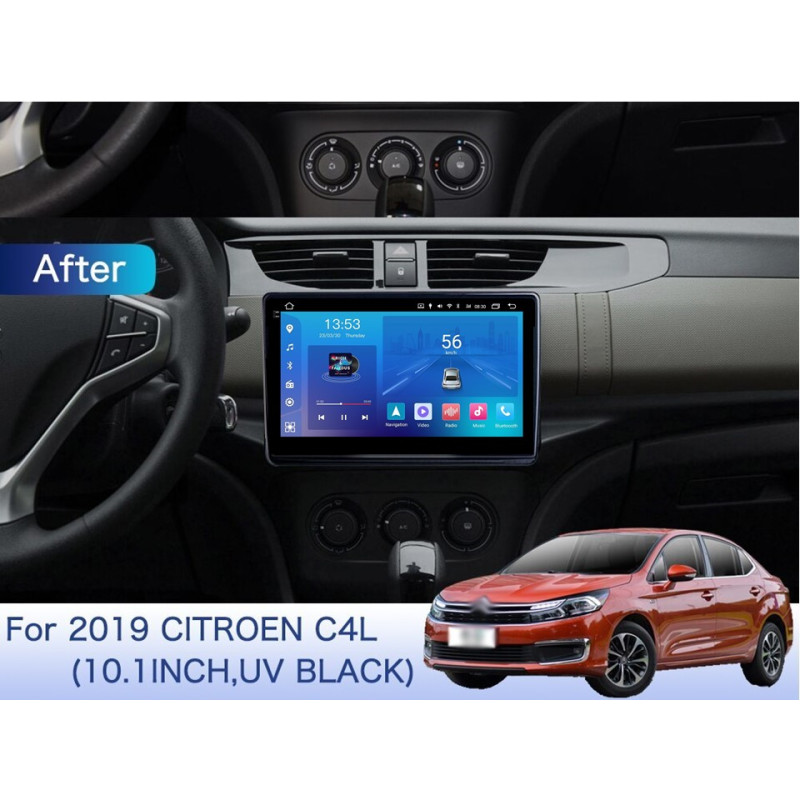Android head unit FORS.auto FS 2 ULTRA for Citroen C4L (2+32Gb, 10") 2019