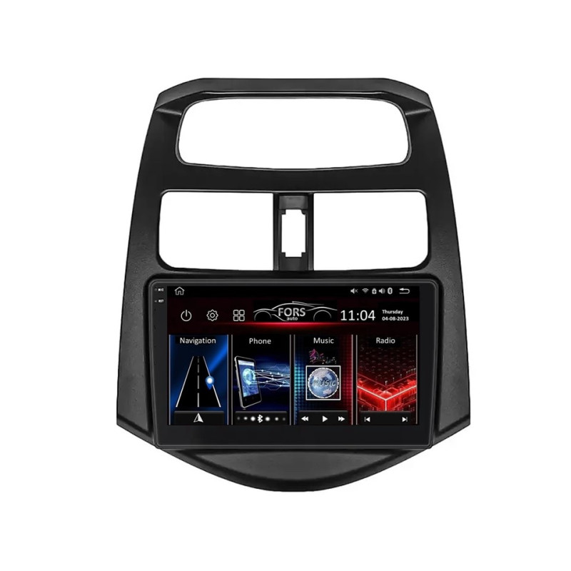 Android head unit FORS.auto FS 4 PRO for Daewoo Matiz/Chevrolet Spark/Beat (4+64Gb, 9") 2009-2016
