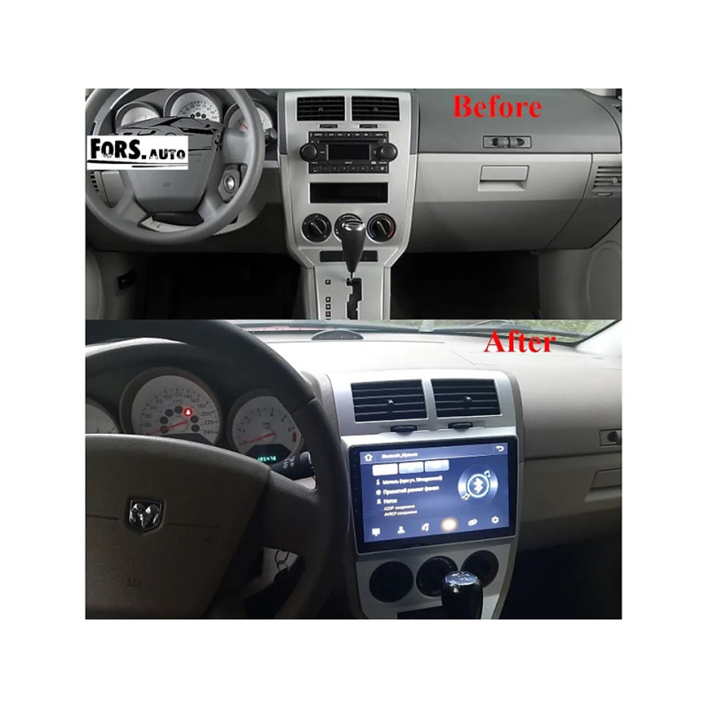 Android head unit FORS.auto FS 2 PRO for Dodge Caliber (2+32Gb, 10") 2007-2010
