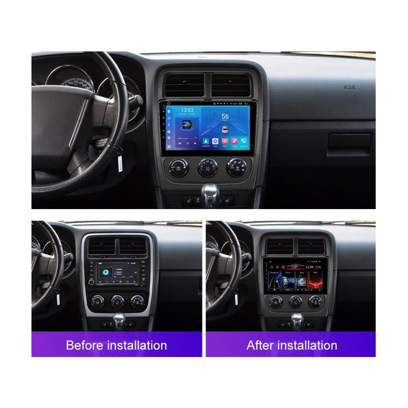 Android head unit FORS.auto FS 1 LITE for Dodge Caliber (1+32Gb, 9") 2010-2012