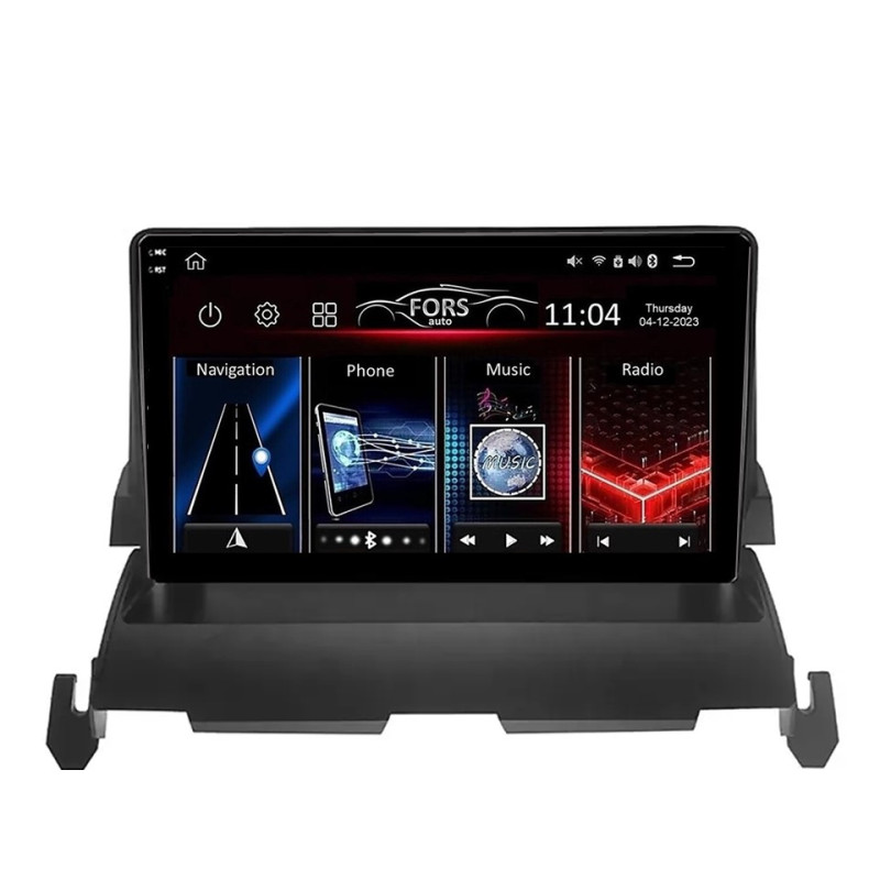 Android head unit FORS.auto FS 2 ULTRA for Dodge Journey (2+32Gb, 9") 2009-2012