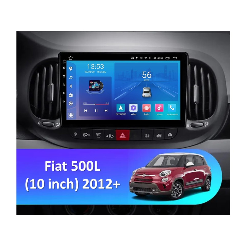 Android head unit FORS.auto FS 1 LITE for Fiat 500L (1+32Gb, 10") 2012+