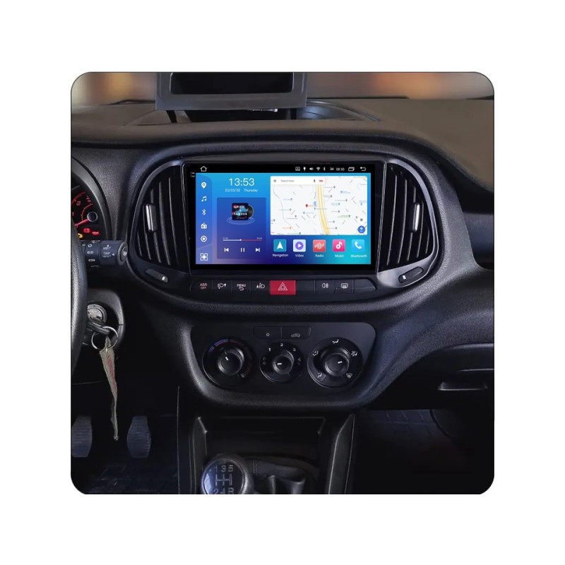 Android head unit FORS.auto FS 2 PRO for Fiat Doblo (2+32Gb, 9") 2015-2019