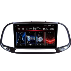 Android head unit FORS.auto FS 4 MAX Qled for Fiat Doblo (4+32Gb, 9") 2015-2019
