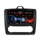 Android head unit FORS.auto FS 6 MAX for Ford Focus (6+128Gb, 9", Auto AC, black) 2005-2011