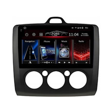 Android head unit FORS.auto FS 2 PRO for Ford Focus (2+32Gb, 9", Manual AC, black) 2005-2011