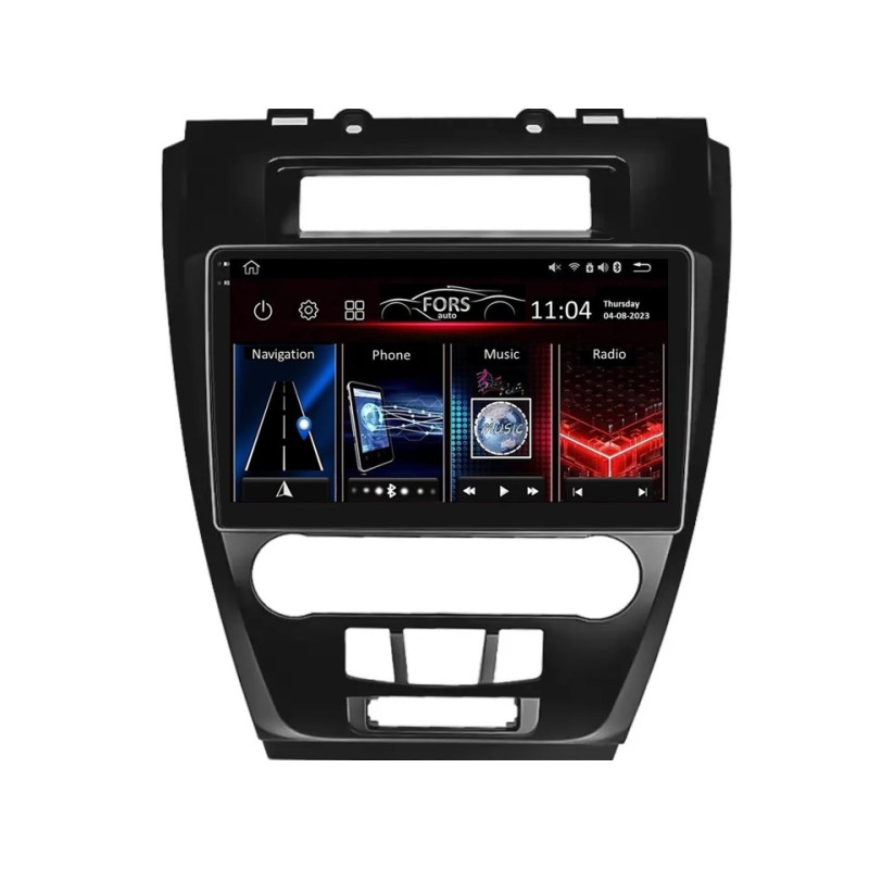 Android head unit FORS.auto FS 4 PRO for Ford Fusion (4+64Gb, 10", black) 2009-2012